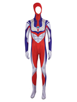 Costume de Cosplay Ultraman Tiga rouge Lycra Spandex combinaison de Cosplay Tokusatsu complet du corps