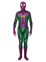 Costume de Cosplay vert Spiderman Lycra Spandex Marvel Comics combinaison de Cosplay