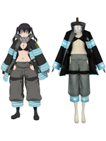Costume de Costume de Costume de Polyester Tamaki Kotatsu de Fire Force Déguisements Halloween