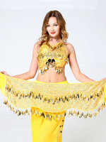 Costume De Danse Du Ventre 2021 Pailleté Femmes Perlé Accessoire De Danse Du Ventre Déguisements Halloween