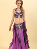 Costume De Danse Du Ventre Ensemble De Danse Bollywood Polyester Adulte Violet