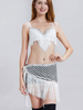 Costume de danse du ventre frange femmes vêtements de danse 3 pièces