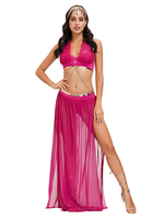 Costume de danse du ventre Halloween Set Belly Dancer Wear pour les femmes