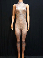 Costume De Danse Jazz Femmes Nues Combinaisons Sexy Déguisements Halloween