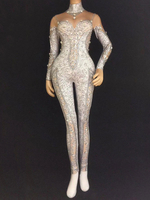 Costume de danse jazz manches longues combinaison femme sexy discothèque porter Déguisements Halloween