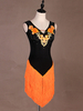 Costume De Danse Latine Robe À Franges En Perles Brodées Femmes Vêtements De Danse Déguisements Halloween