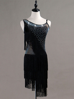 Costume De Danse Latine Robe De Perles Perles De Femmes Déguisements Halloween