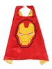 Costume de Iron Man Enfant Rouge Pèlerine Cape Pour les Garçons Déguisements Halloween