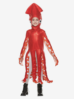 Costume de jeu pour enfants créature marine calmar mignon une pièce costume amusant pour fête scolaire