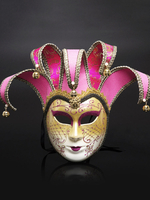 Costume de masque dDéguisements Halloween Sequin Bell Dorure Carnaval Mardi Gras Costume Costume Accessoires