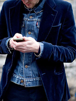 Veste Homme Manteau Col Rabattu Chic À La Mode