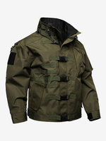 Veste militaire décontractée à manches longues pour homme