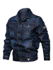 Vestes en jean pour hommes Chic Deep Blue Deep Blue Modern Cowboy Veste Regular Fit