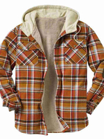 Vestes Hommes Manteau Automne Hiver Carreaux