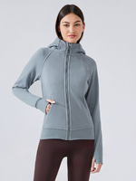 Vestes pour femmes Veste dhiver décontractée à capuche avec fermeture éclair rose