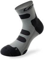 Lenz Compression 4.0 Low Chaussettes,  noir-gris,  taille 39 - 41 pour Hommes