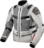 Revit Cayenne 2 Veste textile de moto,  argent,  taille M pour Hommes