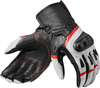 Revit Chevron 3 Gants de moto,  noir-blanc-rouge,  taille 3XL
