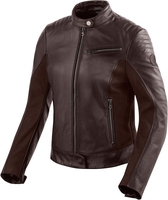 Revit Clare Veste de moto en cuir de dames Brun 38